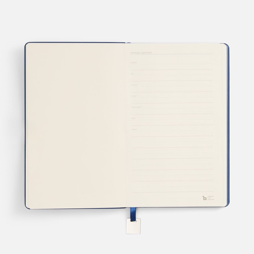 Ежедневник Shall Light, недатированный, синий