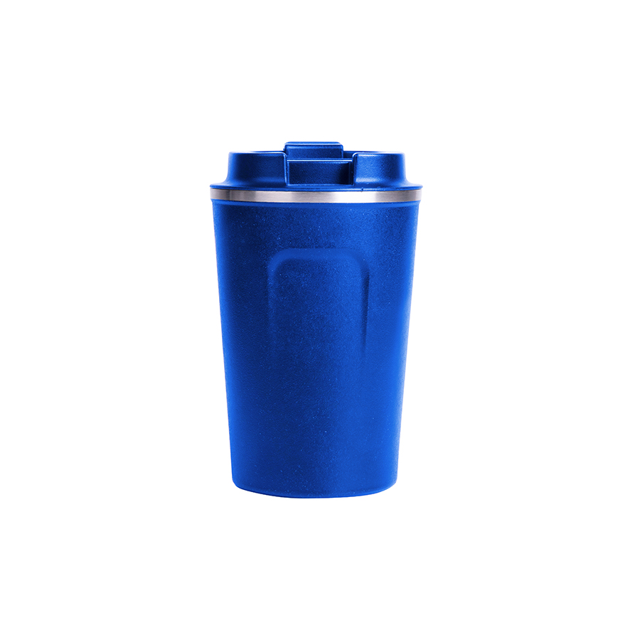 Термокружка OFFROAD, 400мл. синий, нержавеющая сталь, пластик