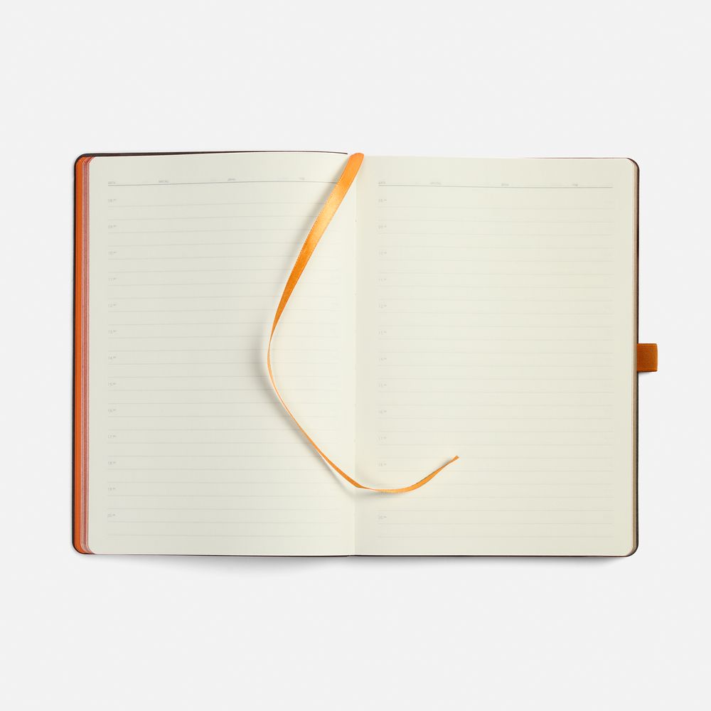 Ежедневник Peel Flex, недатированный, оранжевый Ежедневник Peel Flex, недатированный, оранжевый