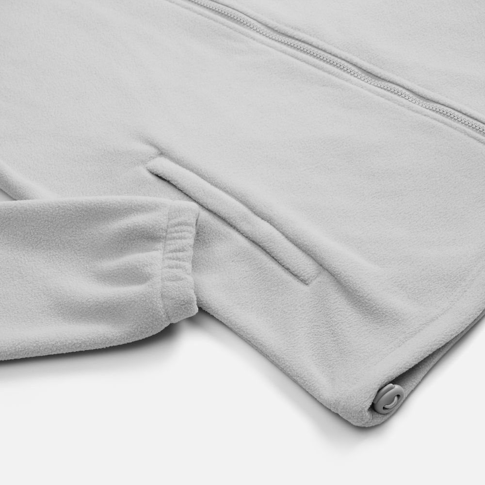 Куртка флисовая унисекс Nebo, светло-серая