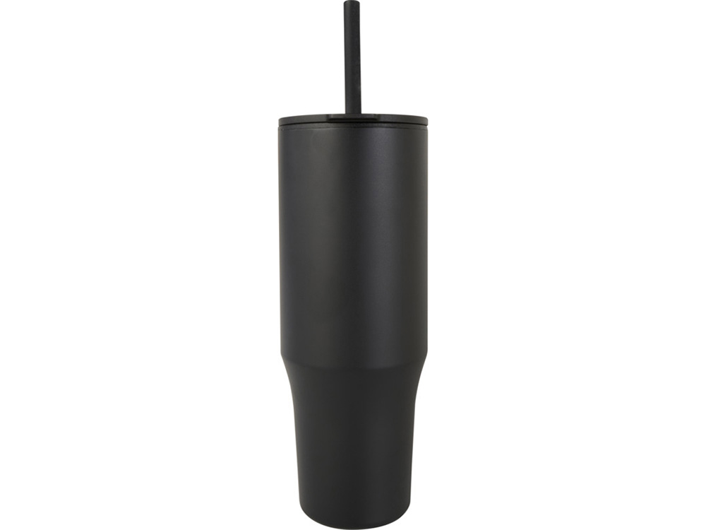 Герметичная термокружка Brady с силиконовой трубочкой, переработанная сталь, 900 мл