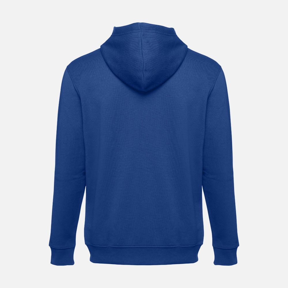 Толстовка мужская на молнии с капюшоном Amsterdam, ярко-синяя