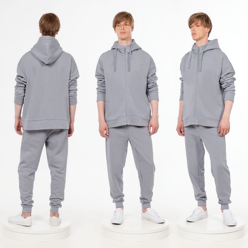 Толстовка унисекс H3, серая Толстовка унисекс H3, серая