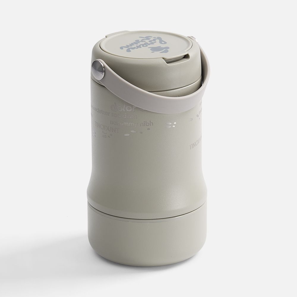 Термос для еды Tabenodo, серый