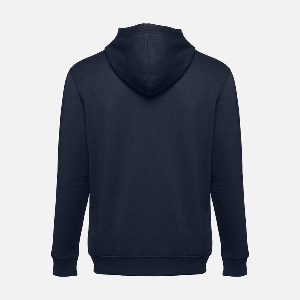 Толстовка мужская на молнии с капюшоном Amsterdam, темно-синяя