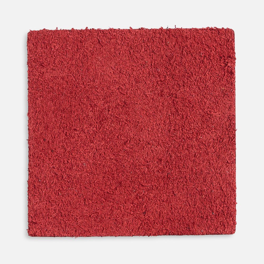 Лейбл кожаный Pasek, L, красный