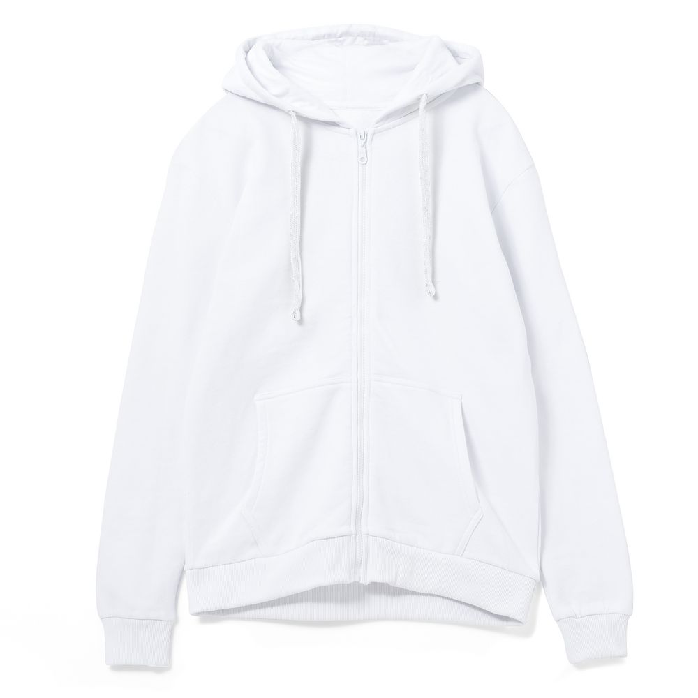Толстовка на молнии с капюшоном Siverga Heavy 2.0, белая Толстовка на молнии с капюшоном Siverga Heavy 2.0, белая