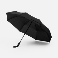 Зонт складной Smooth Move с плавным закрытием, серый