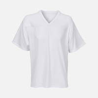 Футболка унисекс Nino с V-образным вырезом, черная