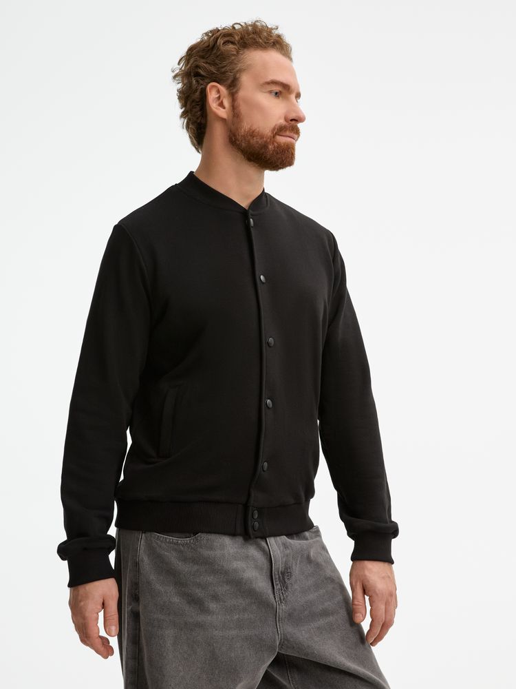 Бомбер унисекс Nuppu, черный