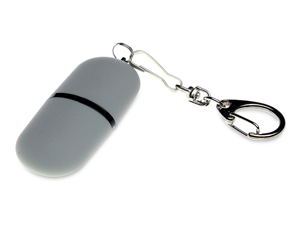 USB 2.0- флешка Goutte Soft-touch на 32 Гб каплевидной формы