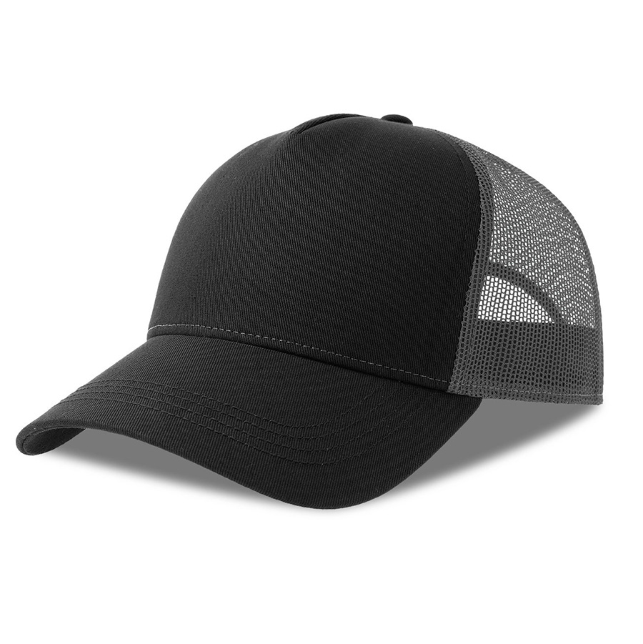 Бейсболка RAPPER COTTON-S, п. заст, 5 клин, лиловый/чёрный, 100% хлопок/100% полиэстер, 280 г/м2