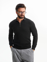 Рубашка поло мужская с длинным рукавом Terrazzo, белая