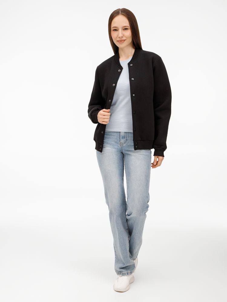 Бомбер унисекс AtmosWear, черный Бомбер унисекс AtmosWear, черный