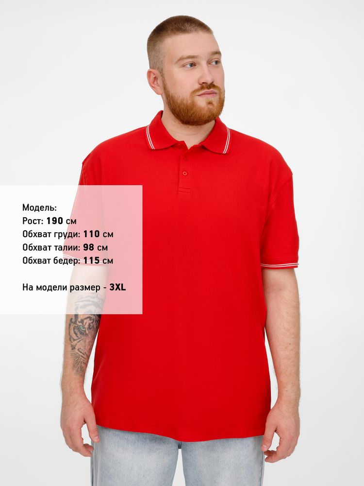 Рубашка поло Virma Stripes, красная Рубашка поло Virma Stripes, красная