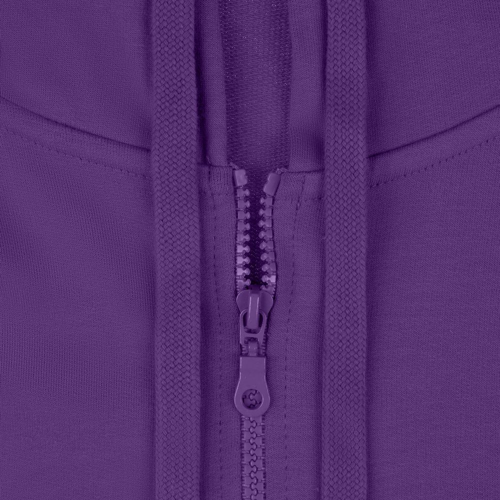 Толстовка на молнии с капюшоном Siverga 2.0, фиолетовая Толстовка на молнии с капюшоном Siverga 2.0, фиолетовая