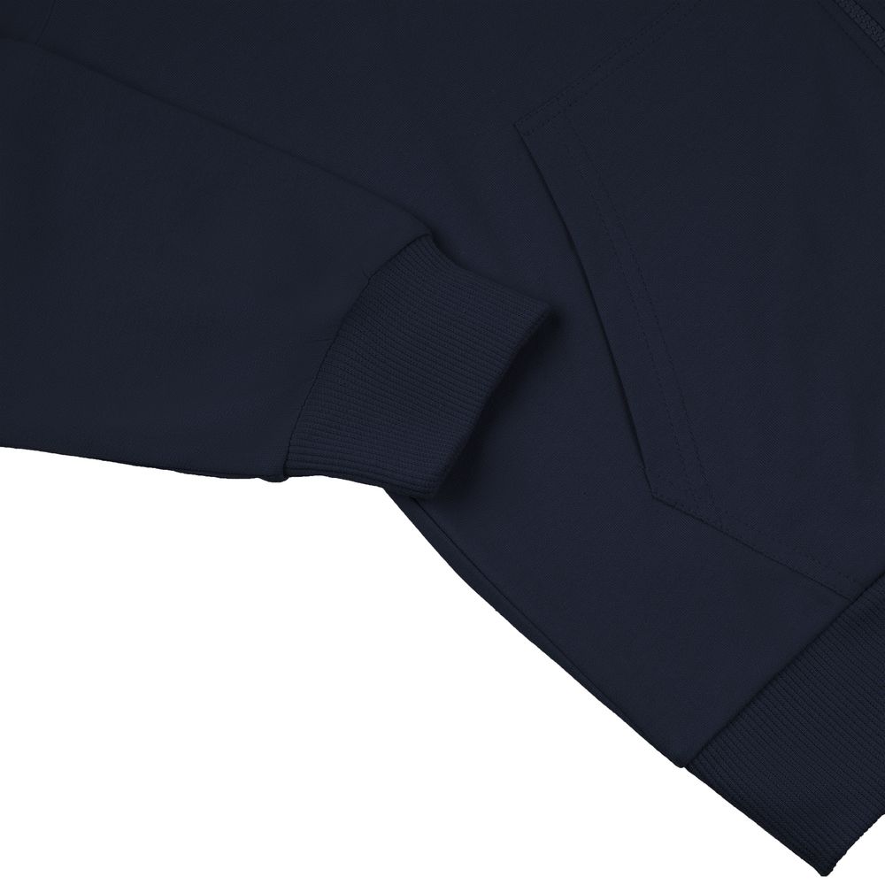 Толстовка на молнии с капюшоном Siverga 2.0, темно-синяя Толстовка на молнии с капюшоном Siverga 2.0, темно-синяя