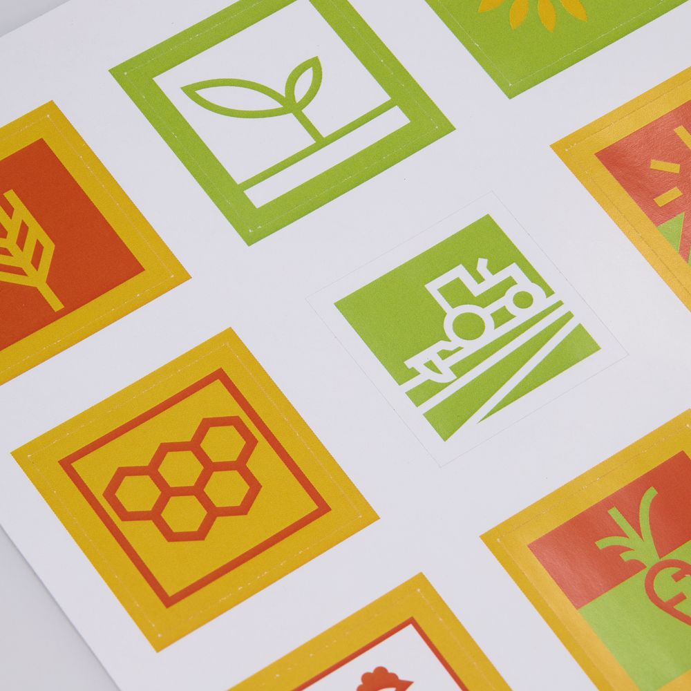 Стикерпак бумажный Industry, сельское хозяйство