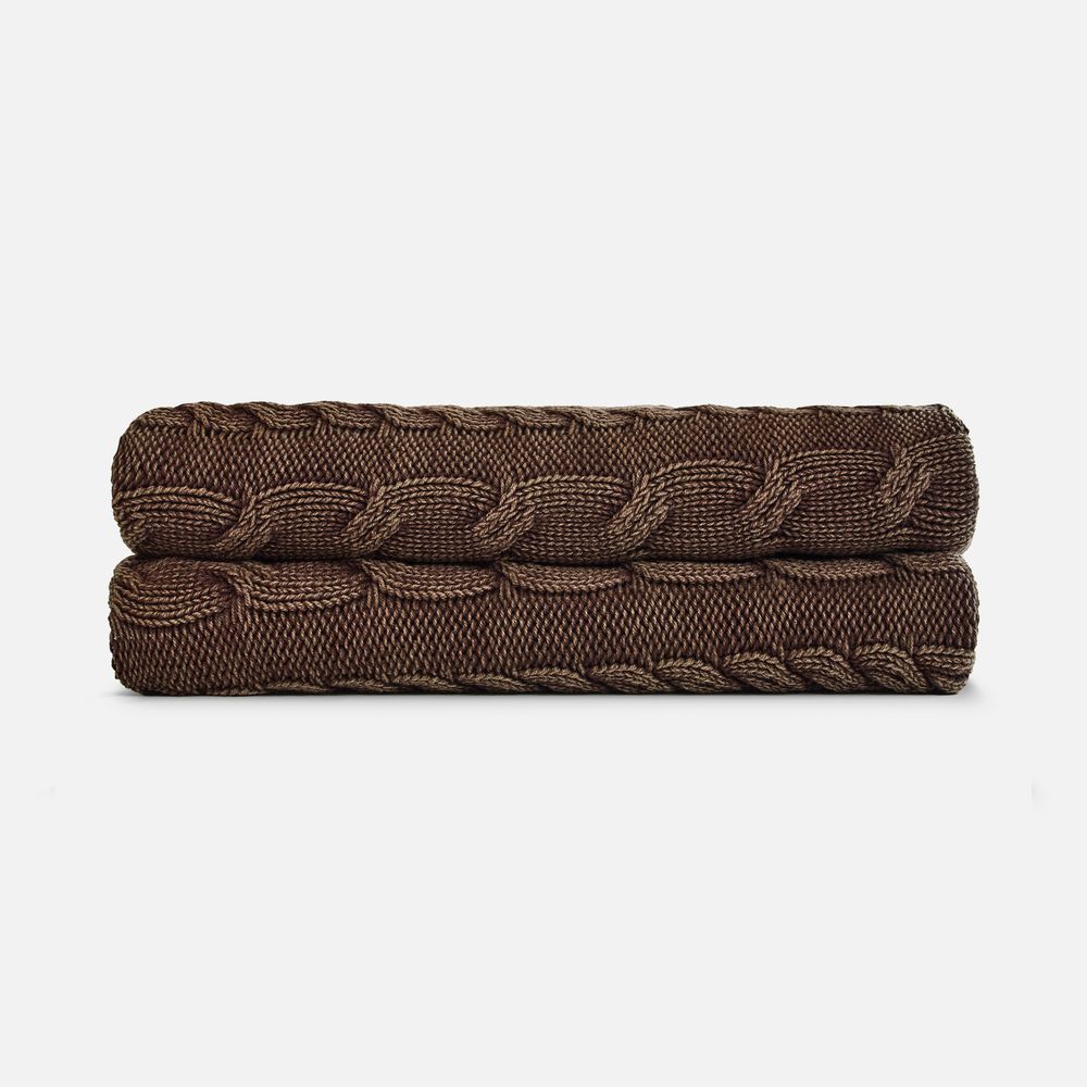 Плед Hygge, коричневый Плед Hygge, коричневый