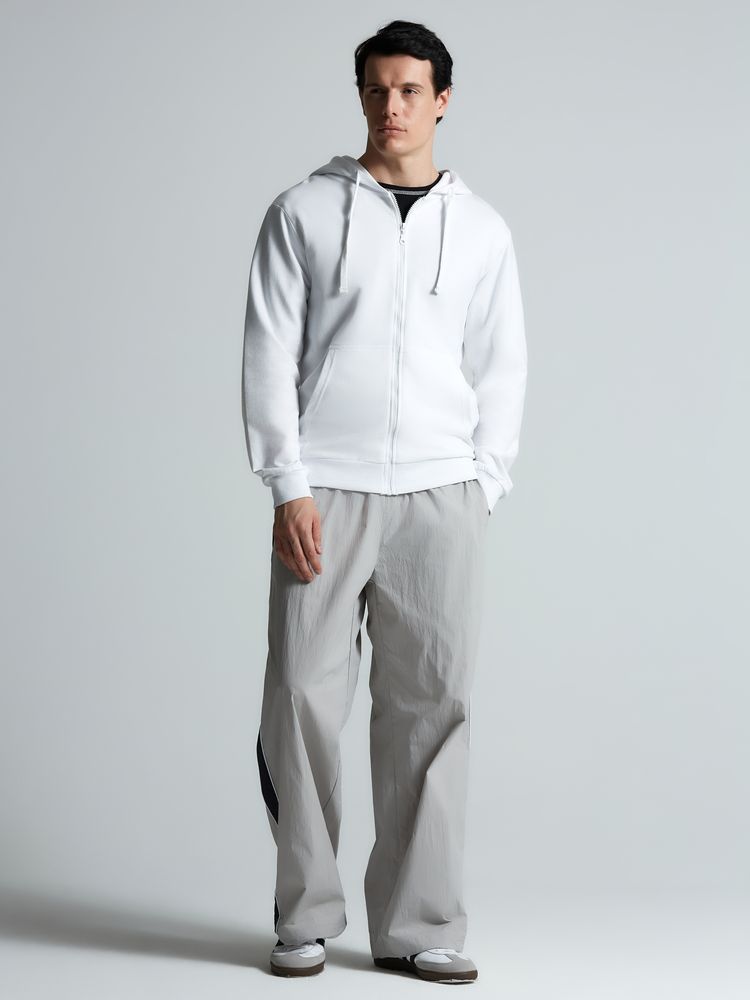 Толстовка на молнии с капюшоном Siverga 2.0, белая Толстовка на молнии с капюшоном Siverga 2.0, белая