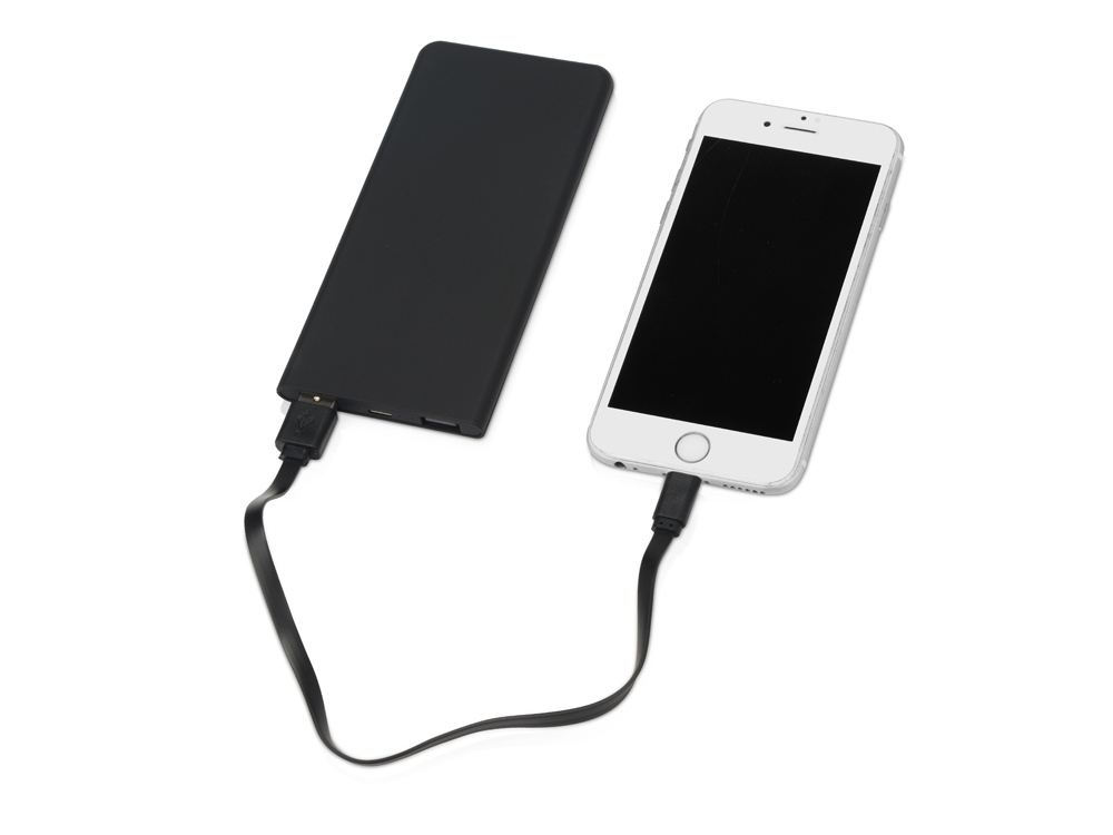 Внешний аккумулятор с подсветкой логотипа Faros, soft-touch, 4000 mAh Внешний аккумулятор с подсветкой логотипа Faros, soft-touch, 4000 mAh