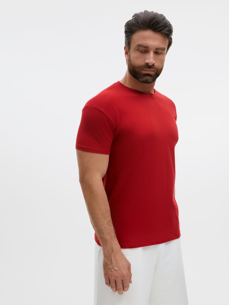 Футболка унисекс Regent 150, вишнево-красная