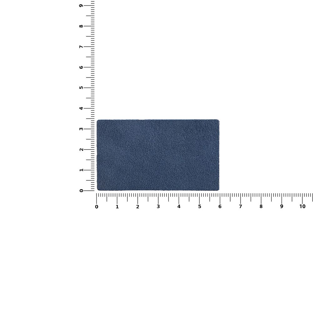 Лейбл кожаный Pasek, M, синий