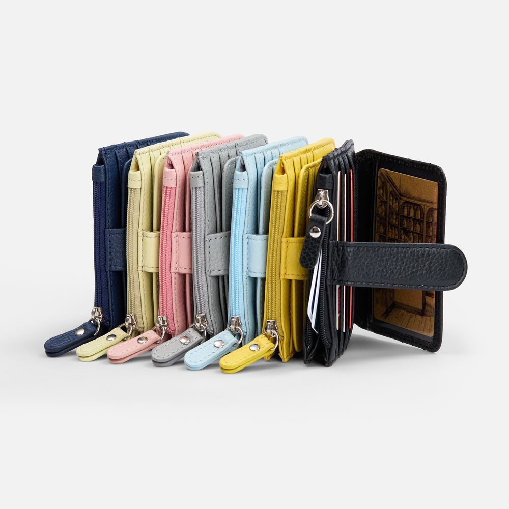 Картхолдер на молнии Unison, светло-зеленый Картхолдер на молнии Unison, светло-зеленый