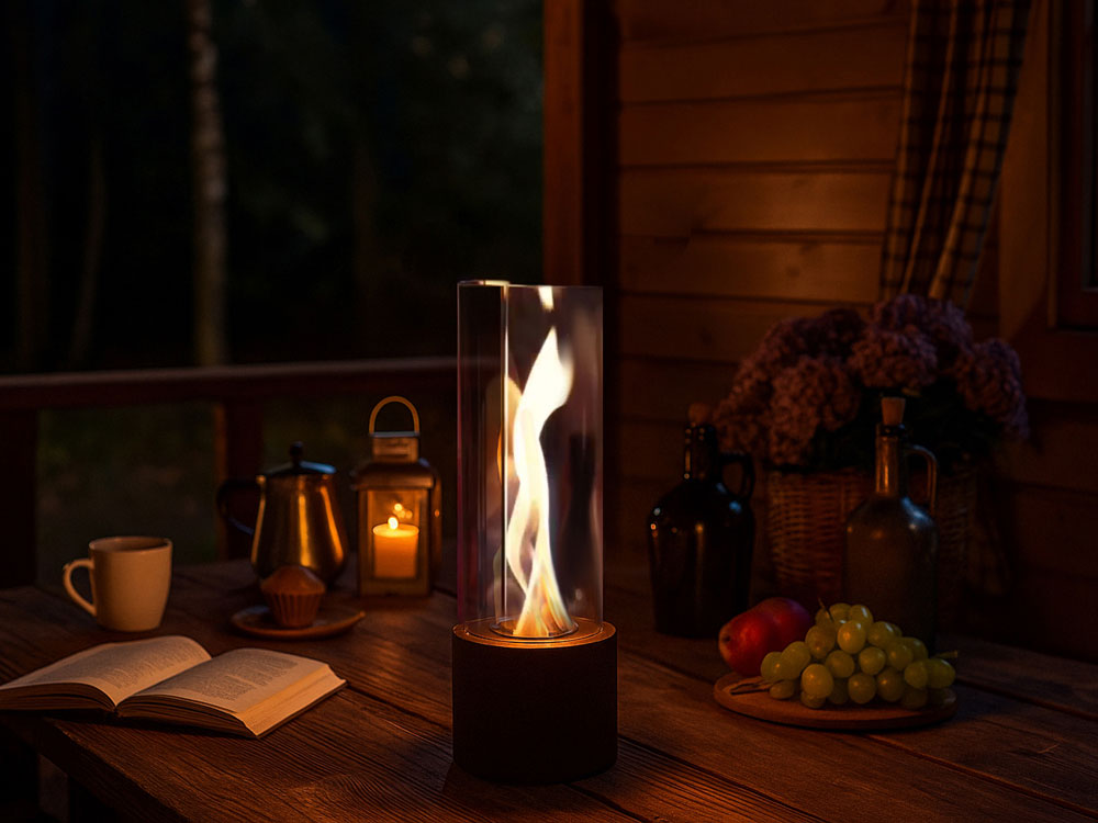 Биокамин с вьющимся пламенем Dance of flame