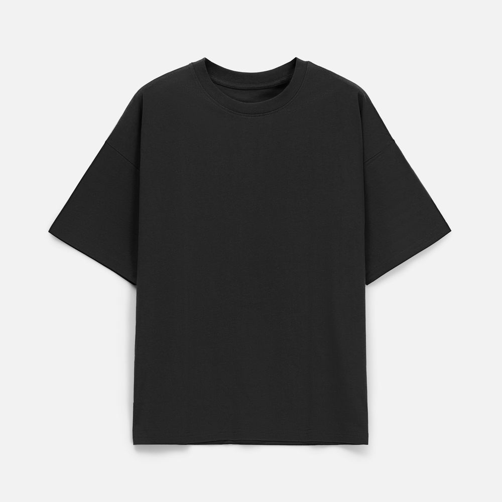 Футболка унисекс оверсайз T3, черная