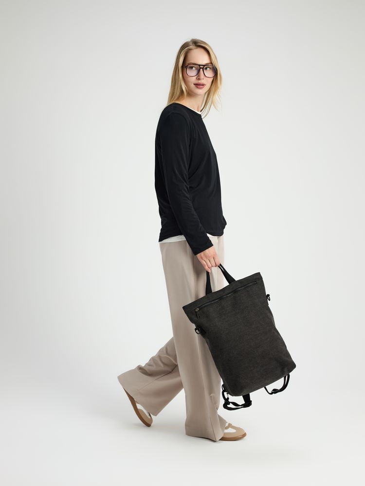 Рюкзак-шопер Casual, черный Рюкзак-шопер Casual, черный