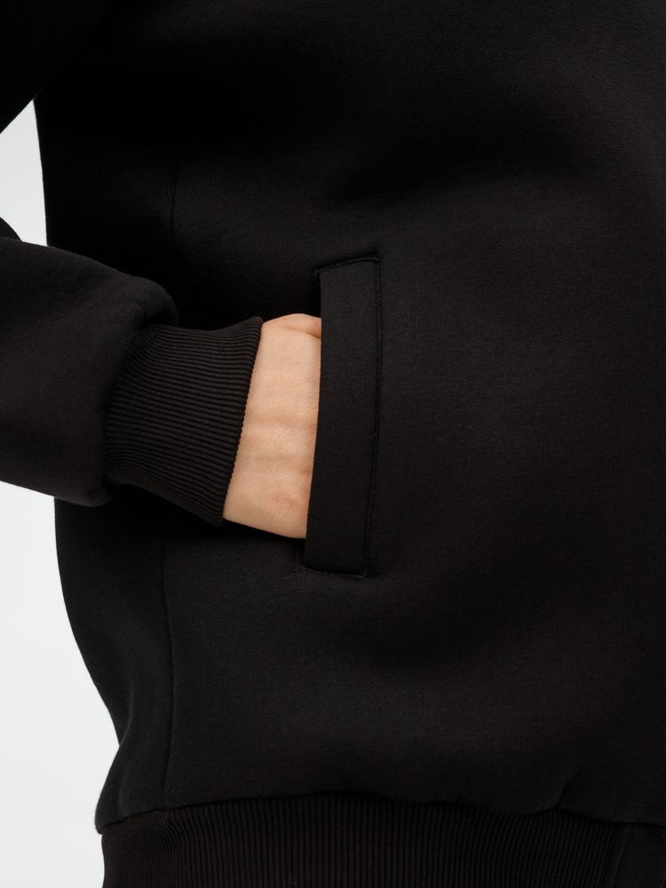 Бомбер унисекс Estado, черный Бомбер унисекс Estado, черный