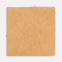 Лейбл кожаный Pasek, L, бежевый