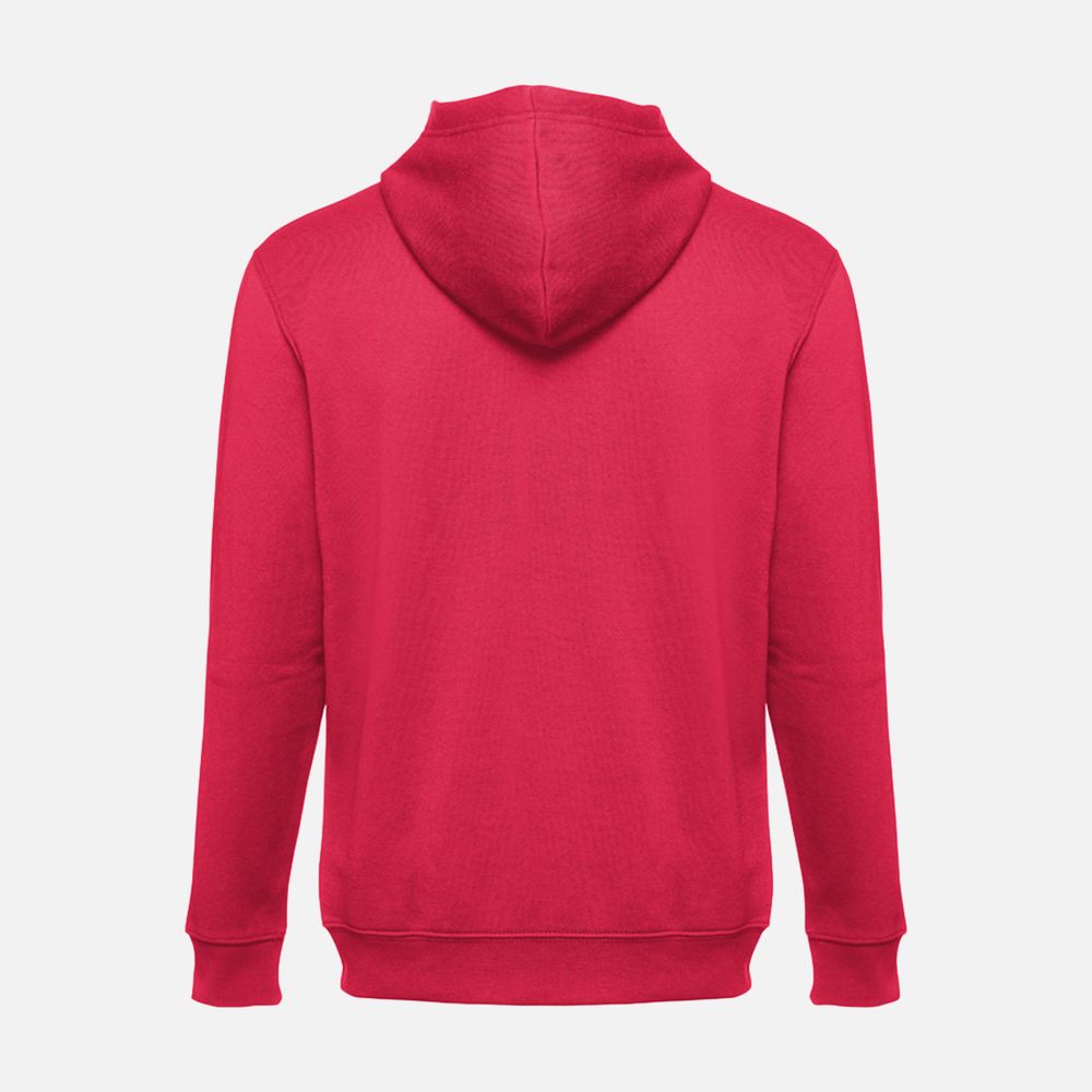 Толстовка мужская на молнии с капюшоном Amsterdam, красная