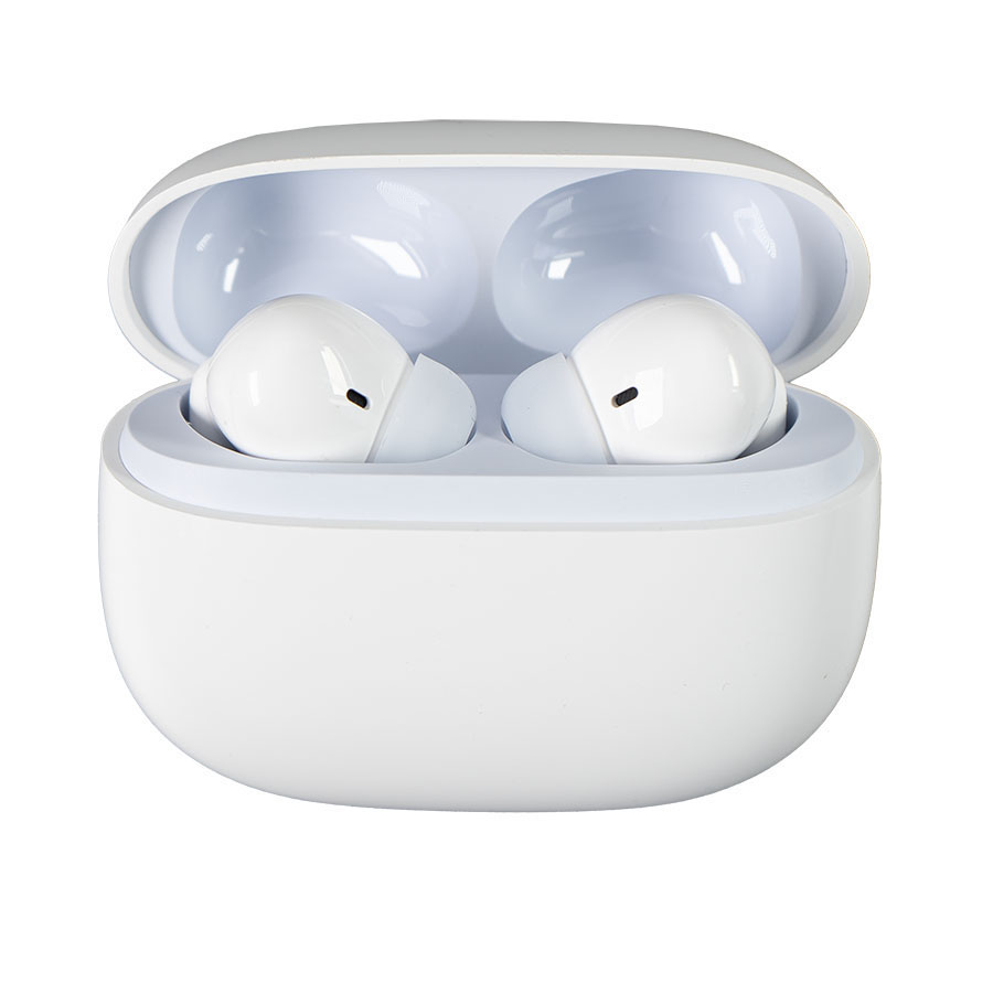 Наушники LAUD беспроводные с амбушюрами, пластиковый корпус, белые