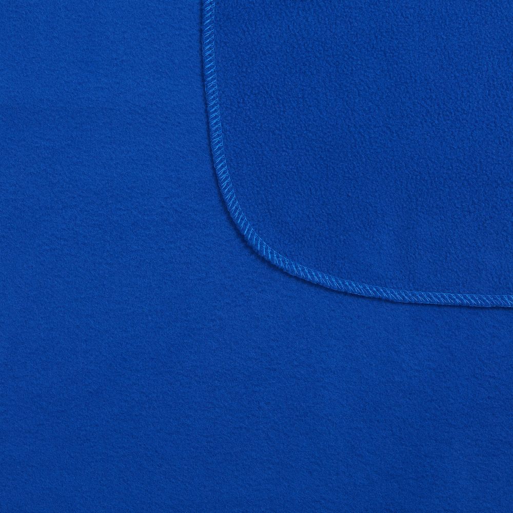 Флисовый плед Warm&Peace, ярко-синий