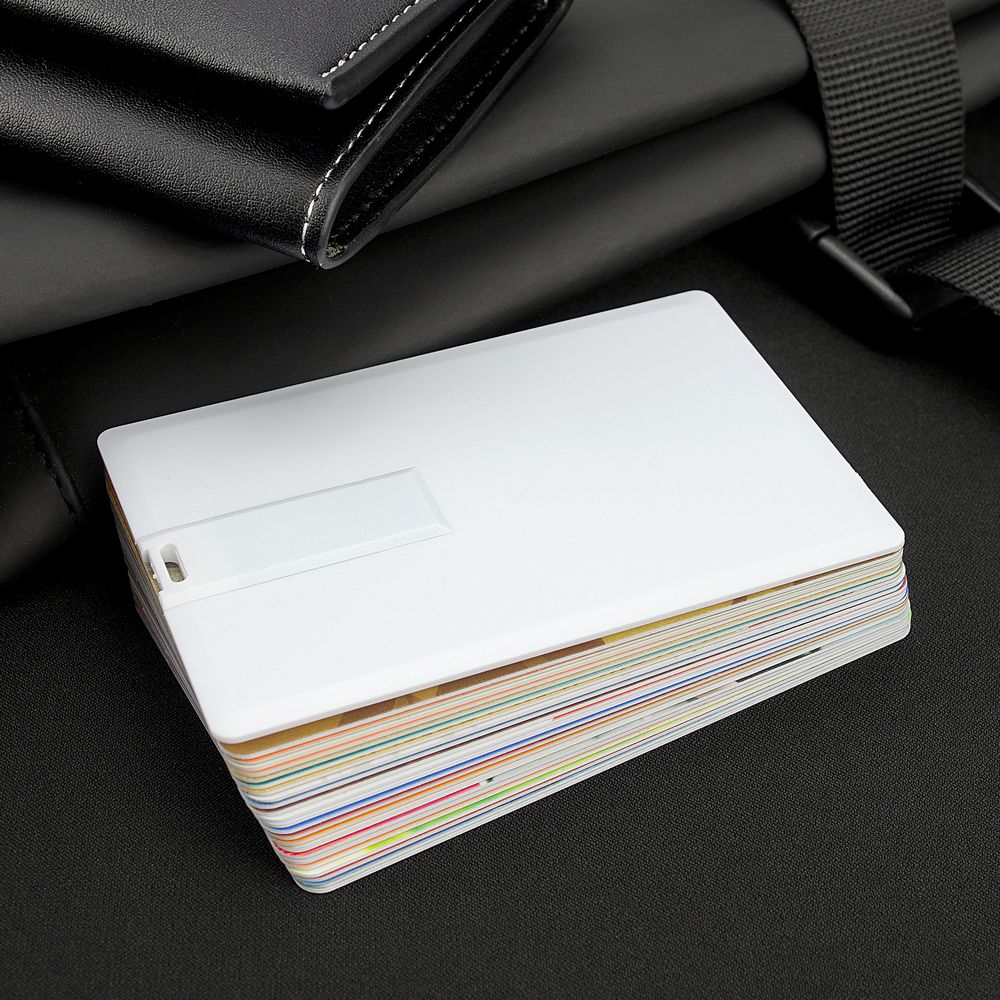Флешка Card, 8 Гб, белая Флешка Card, 8 Гб, белая