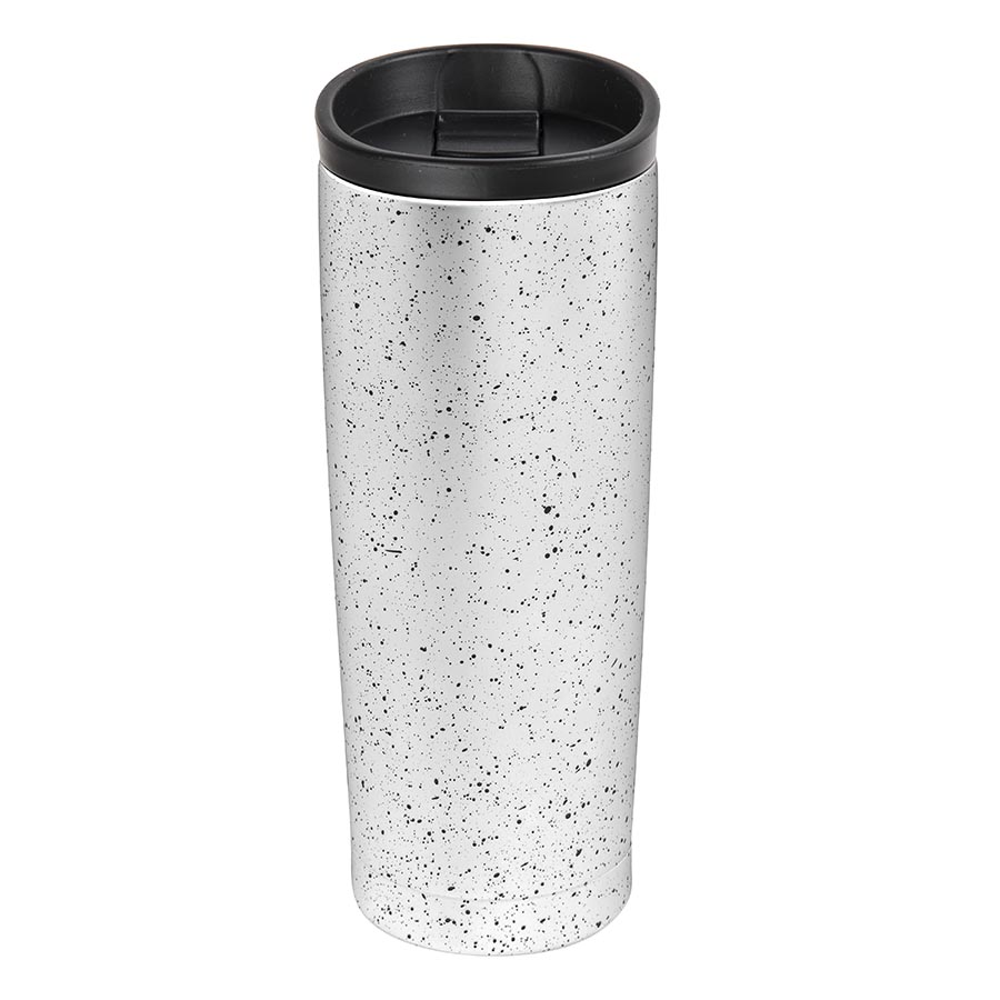 Термокружка вакуумная SPACE;  450 мл; белый; металл/пластик