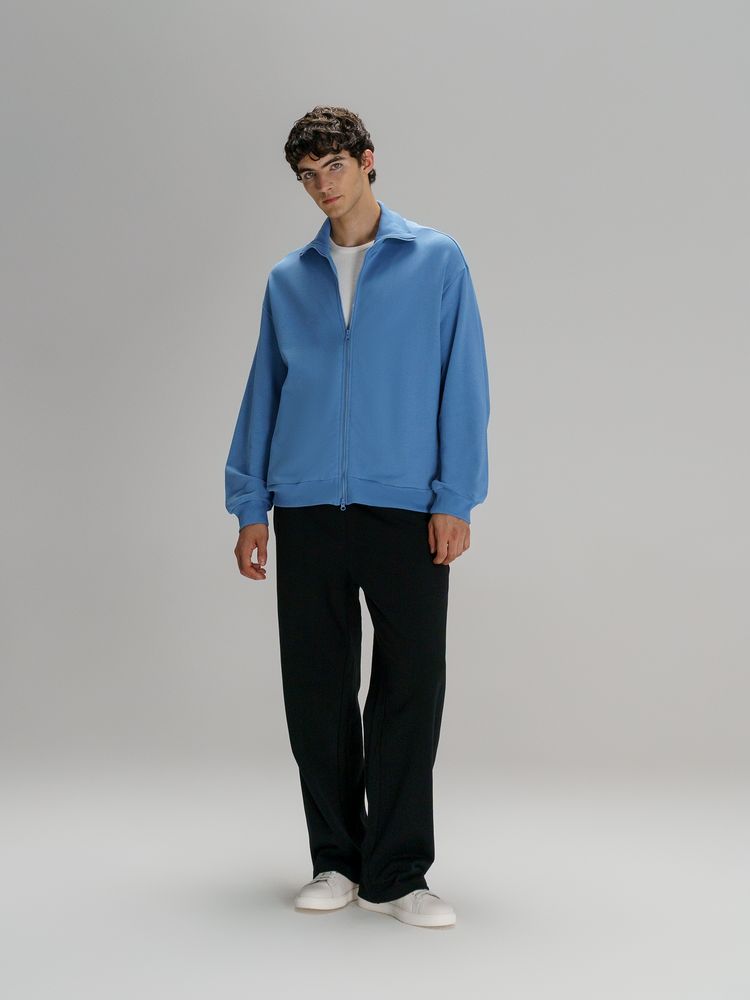 Толстовка унисекс Neofit, синяя Толстовка унисекс Neofit, синяя