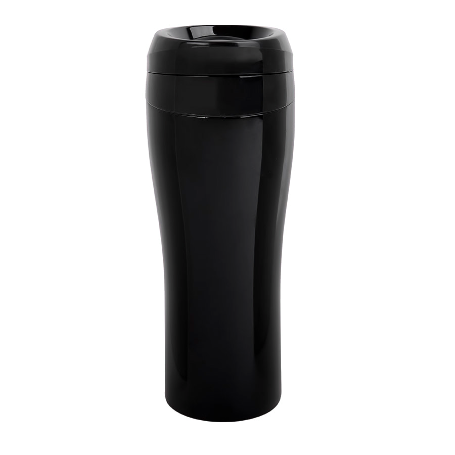 Термокружка вакуумная "Click": стальная; 400 мл; серебро