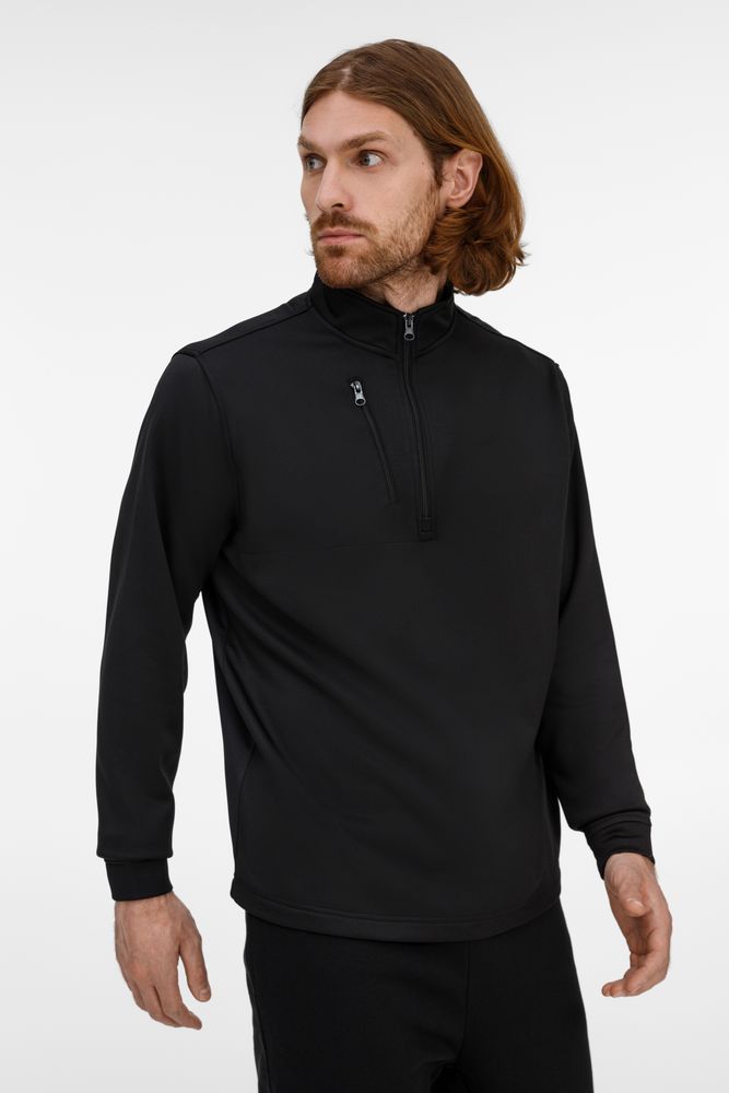 Толстовка унисекс Hike Klondike, черная Толстовка унисекс Hike Klondike, черная