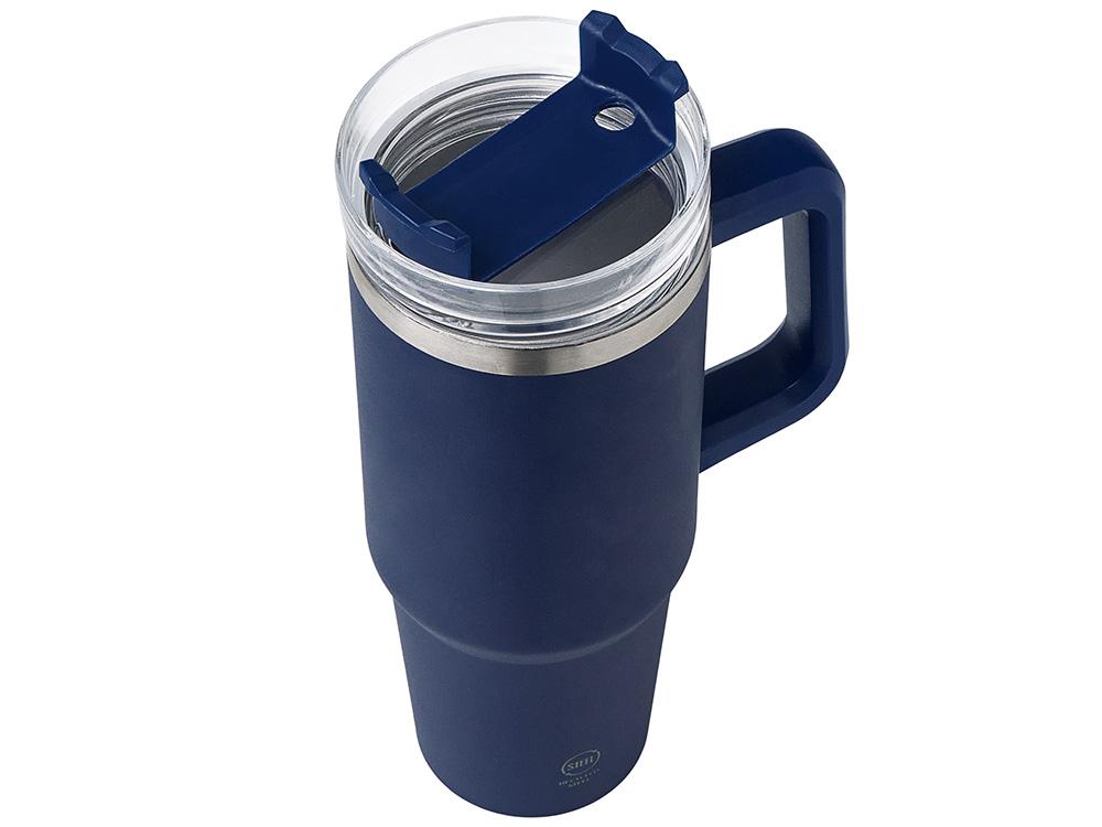 Термокружка Крэнстон с трубочкой и поворотной крышкой, 850 мл