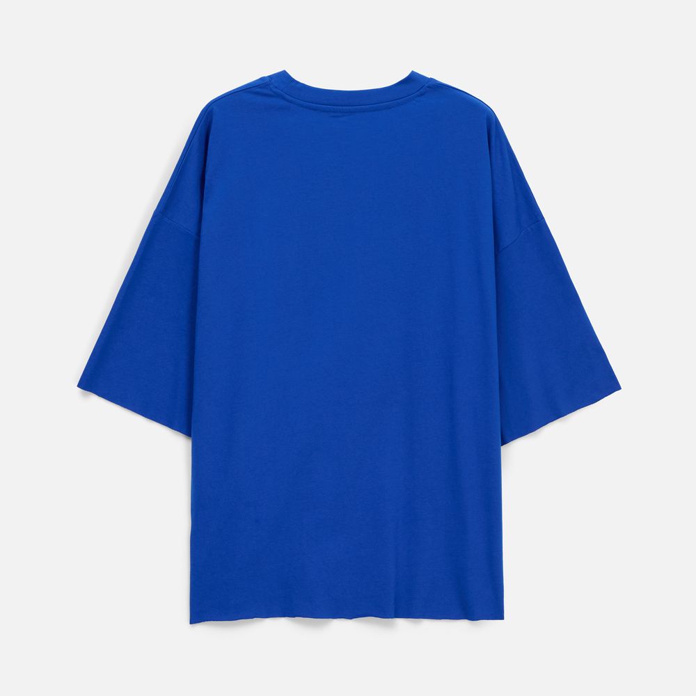 Футболка унисекс оверсайз T1, синяя