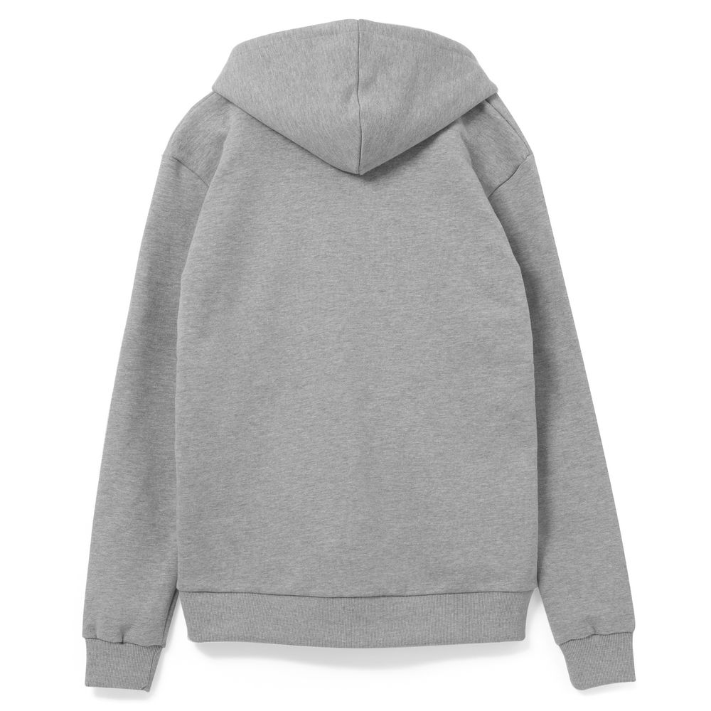 Толстовка на молнии с капюшоном Siverga 2.0, серый меланж Толстовка на молнии с капюшоном Siverga 2.0, серый меланж