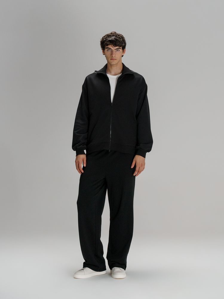 Толстовка унисекс Neofit, черная Толстовка унисекс Neofit, черная