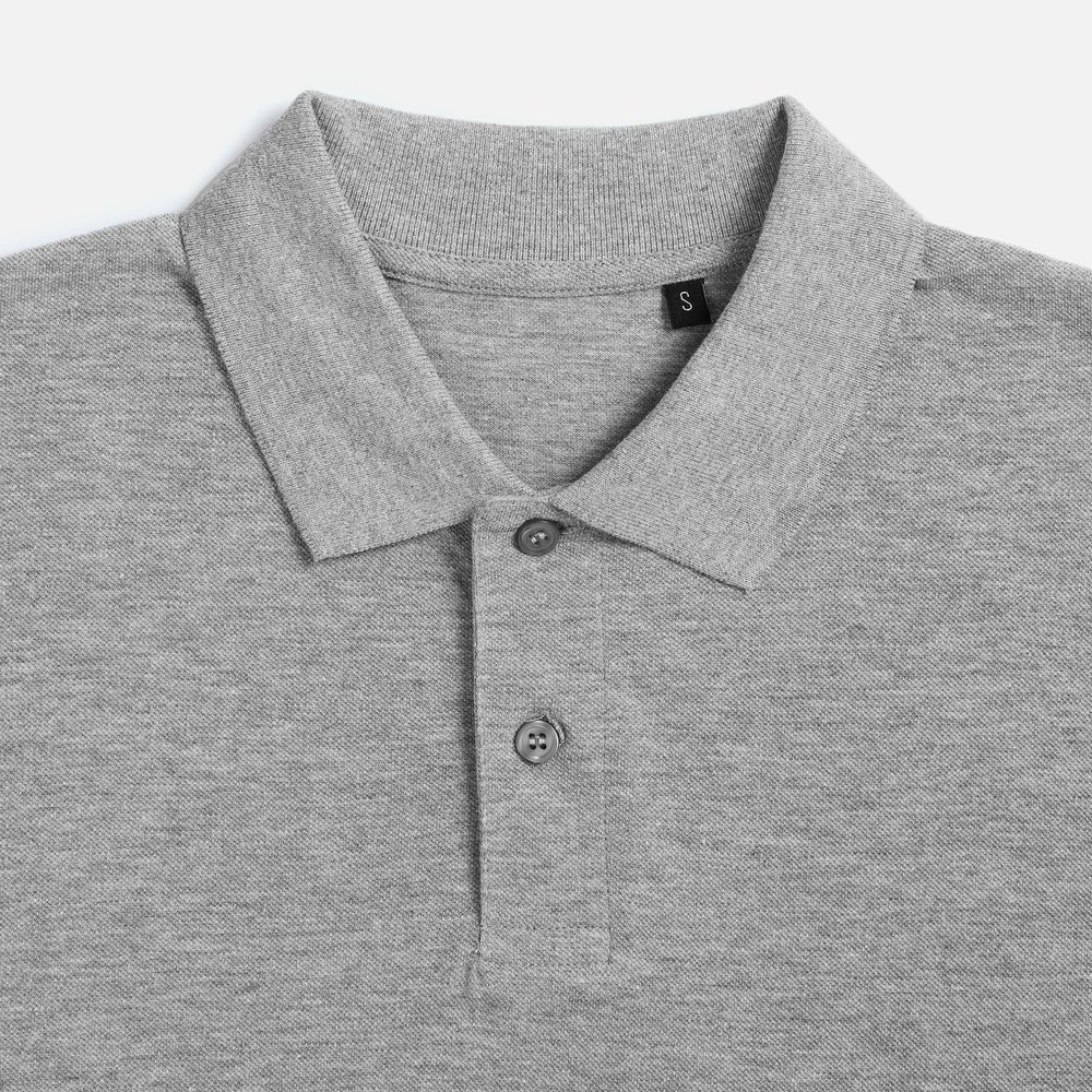 Рубашка поло унисекс Pulse, серый меланж