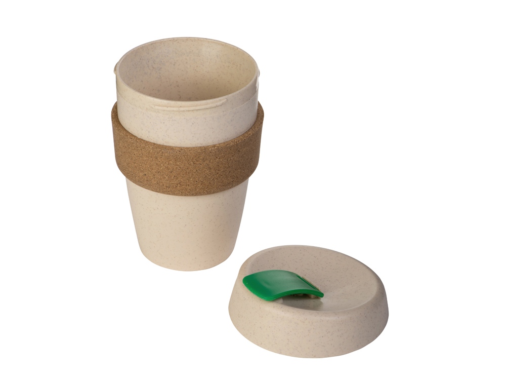 Стакан из пшеничного волокна с двойными стенками Pino