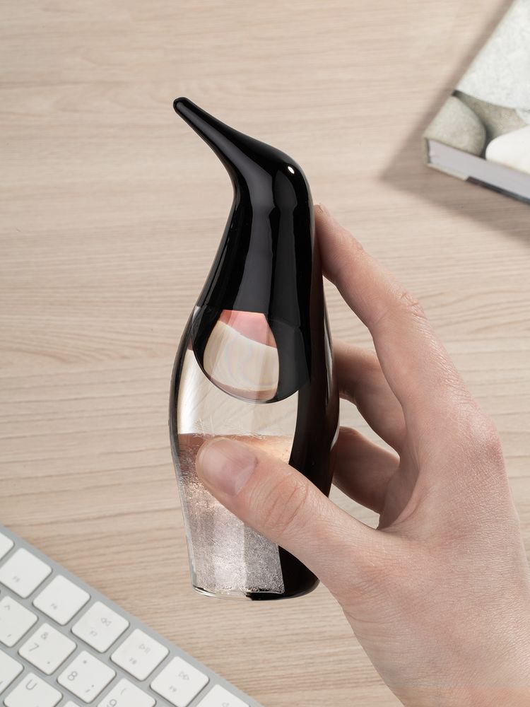 Штормгласс Penguin, черный