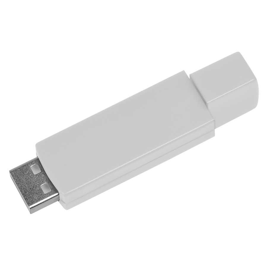 USB flash-карта "Twist" (8Гб),белая, 6х1,7х1см,пластик