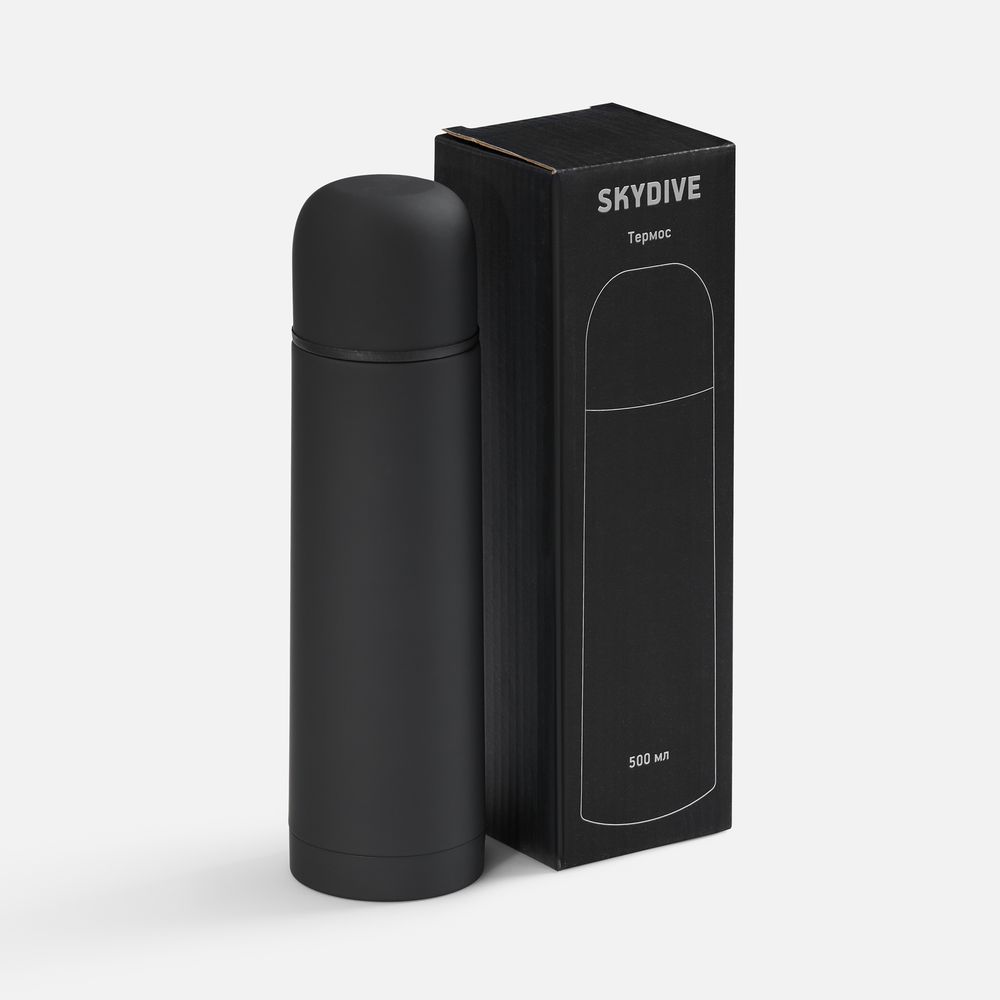 Термос Skydive, ver.2, черный